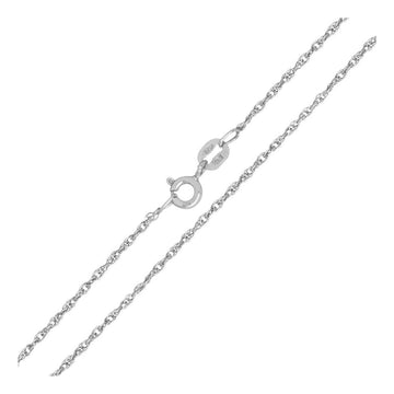 1.4MM Loose Rope Chain .925 Solid Sterling Silver Available In 16"-24"